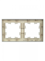 Рамка 2-м BRITE РУ-2-БрА алюм. IEK BR-M22-K47 BR-M22-K47