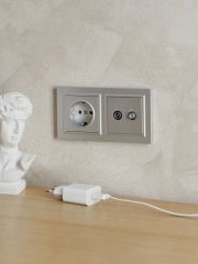 Рамка 2-м BRITE РУ-2-БрА алюм. IEK BR-M22-K47 BR-M22-K47