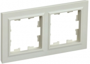 Рамка 2-м BRITE РУ-2-БрКр беж. IEK BR-M22-K10 BR-M22-K10