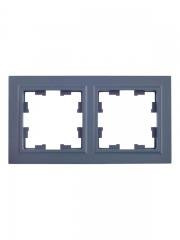Рамка 2-м BRITE РУ-2-БрМ маренго IEK BR-M22-K35 BR-M22-K35