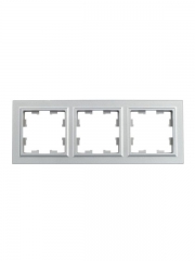 Рамка 3-м BRITE РУ-3-БрА алюм. IEK BR-M32-K47 BR-M32-K47