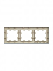 Рамка 3-м BRITE РУ-3-БрА алюм. IEK BR-M32-K47 BR-M32-K47