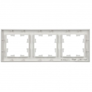 Рамка 3-м BRITE РУ-3-БрБ бел. IEK BR-M32-K01 BR-M32-K01