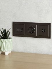 Рамка 3-м BRITE РУ-3-БрТБ бронза IEK BR-M32-K45 BR-M32-K45