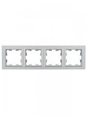 Рамка 4-м BRITE РУ-4-БрА алюм. IEK BR-M42-K47 BR-M42-K47
