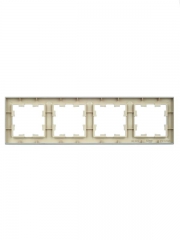 Рамка 4-м BRITE РУ-4-БрА алюм. IEK BR-M42-K47 BR-M42-K47