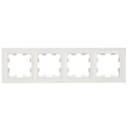 Рамка 4-м BRITE РУ-4-БрБ бел. IEK BR-M42-K01 BR-M42-K01