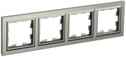 Рамка 4-м BRITE РУ-4-БрШ шампань IEK BR-M42-K37 BR-M42-K37