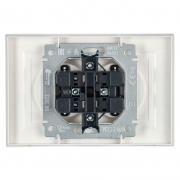 Розетка 2-м СП BRITE РС12-2-БрБ 10А в сборе без заземл. без защ. шторок бел. IEK BR-R20-10-K01-F BR-R20-10-K01-F