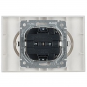 Розетка 2-м СП BRITE РС12-3-БрБ 16А в сборе с заземл. без защ. шторок бел. IEK BR-R21-16-K01-F BR-R21-16-K01-F