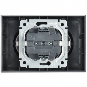 Розетка 2-м СП BRITE РС12-3-БрМ 16А в сборе с заземл. без защ. шторок маренго IEK BR-R21-16-K35-F BR-R21-16-K35-F