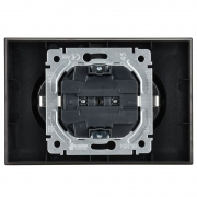 Розетка 2-м СП BRITE РС12-3-БрТБ 16А в сборе с заземл. без защ. шторок бронза IEK BR-R21-16-K45-F BR-R21-16-K45-F