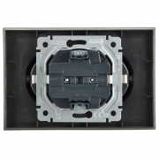 Розетка 2-м СП BRITE РС12-3-БрШ 16А в сборе с заземл. без защ. шторок шампань IEK BR-R21-16-K37-F BR-R21-16-K37-F