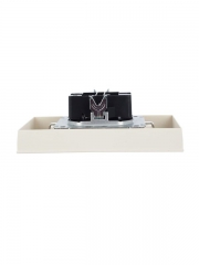 Розетка 2-м СП BRITE РСш12-3-БрКр 16А в сборе с заземл. защ. шторки беж. IEK BR-R24-16-K10-F BR-R24-16-K10-F