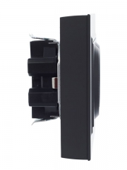 Розетка 2-м СП BRITE РСш12-3-БрГ 16А в сборе с заземл. защ. шторки графит IEK BR-R24-16-K53-F BR-R24-16-K53-F