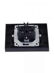 Розетка 2-м СП BRITE РСш12-3-БрГ 16А в сборе с заземл. защ. шторки графит IEK BR-R24-16-K53-F BR-R24-16-K53-F