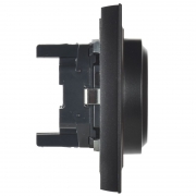 Розетка 2-м СП BRITE РСш12-3-БрЧ 16А в сборе с заземл. защ. шторки черн. IEK BR-R24-16-K02-F BR-R24-16-K02-F