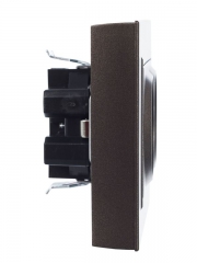 Розетка 2-м СП BRITE РСш12-3-БрТБ 16А в сборе с заземл. защ. шторки бронза IEK BR-R24-16-K45-F BR-R24-16-K45-F