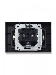 Розетка 2-м СП BRITE РСш12-3-БрШ 16А в сборе с заземл. защ. шторки шампань IEK BR-R24-16-K37-F BR-R24-16-K37-F