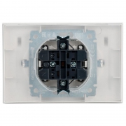 Розетка 2-м СП BRITE РСбш12-3-44-БрБ 16А в сборе IP44 с крышкой бел. IEK BR-R26-16-44-K01-F BR-R26-16-44-K01-F