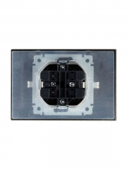 Розетка 2-м СП BRITE РСбш12-3-44-БрШ 16А в сборе IP44 с крышкой шампань IEK BR-R26-16-44-K37-F BR-R26-16-44-K37-F