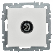 Розетка телевизионная оконечная TV СП Brite РТВ11-0-БрБ бел. IEK BR-A10-O-K01 BR-A10-O-K01