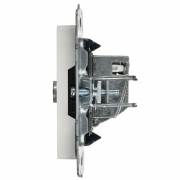 Розетка телевизионная оконечная TV СП Brite РТВ11-0-БрБ бел. IEK BR-A10-O-K01 BR-A10-O-K01