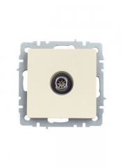 Розетка телевизионная оконечная TV СП Brite РТВ11-0-БрКр беж. IEK BR-A10-O-K10 BR-A10-O-K10