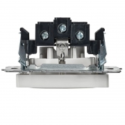 Розетка BRITE РС11-1-0-БрБ 16А с заземл. без защ. шторки бел. IEK BR-R11-16-K01 BR-R11-16-K01