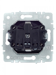 Розетка 1-м СП BRITE РС14-1-0-БрГ 16А с заземл. защ. шторки графит IEK BR-R14-16-K53 BR-R14-16-K53