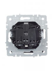 Розетка BRITE РСбш10-3-БрТБ 16А IP20 с заземл. защ. шторки с крышкой бронза IEK BR-R16-16-K45 BR-R16-16-K45