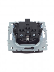 Розетка BRITE РСбш10-3-БрТБ 16А IP20 с заземл. защ. шторки с крышкой бронза IEK BR-R16-16-K45 BR-R16-16-K45