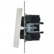 Выключатель 2-кл. СП BRITE ВС10-2-1-БрБ 10А с инд. бел. IEK BR-V20-1-10-K01 BR-V20-1-10-K01