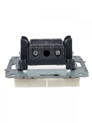 Выключатель 2-кл. СП BRITE ВС10-2-1-БрКр 10А с инд. беж. IEK BR-V20-1-10-K10 BR-V20-1-10-K10