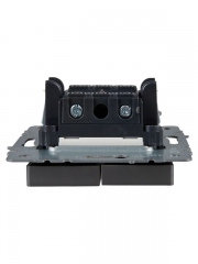 Выключатель 2-кл. СП BRITE ВС10-2-1-БрС 10А с инд. сталь IEK BR-V20-1-10-K46 BR-V20-1-10-K46