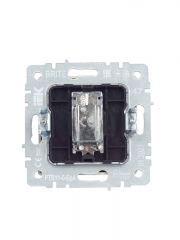 Розетка телевизионная оконечная TV СП Brite РТВ11-0-БрА алюм. IEK BR-A10-O-K47 BR-A10-O-K47