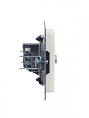 Розетка телевизионная оконечная TV СП Brite РТВ11-0-БрЖ жемчуж. IEK BR-A10-O-K36 BR-A10-O-K36