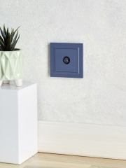 Розетка телевизионная оконечная TV СП Brite РТВ11-0-БрМ маренго IEK BR-A10-O-K35 BR-A10-O-K35