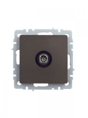 Розетка телевизионная оконечная TV СП Brite РТВ11-0-БрТБ бронз. IEK BR-A10-O-K45 BR-A10-O-K45