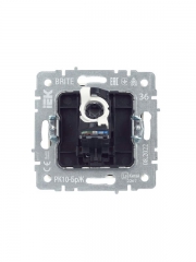 Розетка компьютерная СП RJ45 кат.5E BRITE РК10-БрЖ жемчуж. IEK BR-K10-1-K36 BR-K10-1-K36