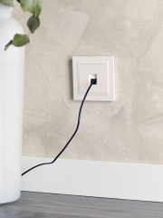 Розетка компьютерная СП RJ45 кат.5E BRITE РК10-БрЖ жемчуж. IEK BR-K10-1-K36 BR-K10-1-K36