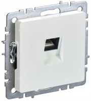 Розетка компьютерная СП RJ45 кат.5E BRITE РК10-БрЖ жемчуж. IEK BR-K10-1-K36 BR-K10-1-K36