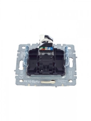 Розетка компьютерная СП RJ45 кат.5E BRITE РК10-БрКр беж. IEK BR-K10-1-K10 BR-K10-1-K10