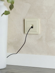 Розетка компьютерная СП RJ45 кат.5E BRITE РК10-БрКр беж. IEK BR-K10-1-K10 BR-K10-1-K10