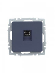 Розетка компьютерная СП RJ45 кат.5E BRITE РК10-БрМ маренго IEK BR-K10-1-K35 BR-K10-1-K35