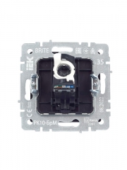 Розетка компьютерная СП RJ45 кат.5E BRITE РК10-БрМ маренго IEK BR-K10-1-K35 BR-K10-1-K35