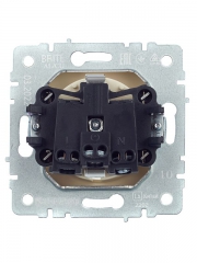 Розетка BRITE РС11-1-0-БрКр 16А с заземл. без защ. шторки беж. IEK BR-R11-16-K10 BR-R11-16-K10