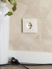 Розетка 1-м СП BRITE РС11-1-0-БрЖ 16А с заземл. без защ. шторки жемчуж. IEK BR-R11-16-K36 BR-R11-16-K36