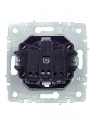 Розетка 1-м СП BRITE РС11-1-0-БрТБ 16А с заземл. без защ. шторки бронза IEK BR-R11-16-K45 BR-R11-16-K45