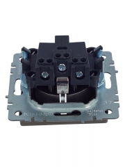 Розетка BRITE РС11-1-0-БрШ 16А с заземл. без защ. шторки шампань IEK BR-R11-16-K37 BR-R11-16-K37